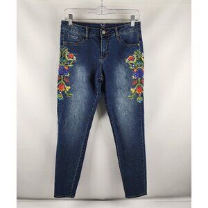 Versace Jeans Women 27/4 19-69 Abbigliamento Sportivo SRL Embroider Floral Denim